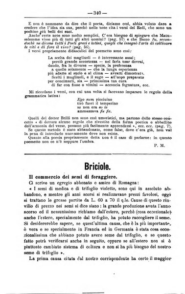 Il coltivatore giornale di agricoltura pratica