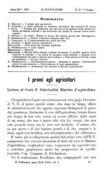 Il coltivatore giornale di agricoltura pratica