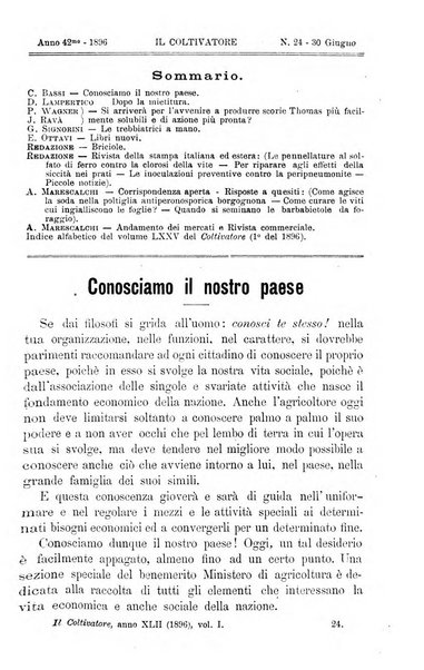 Il coltivatore giornale di agricoltura pratica