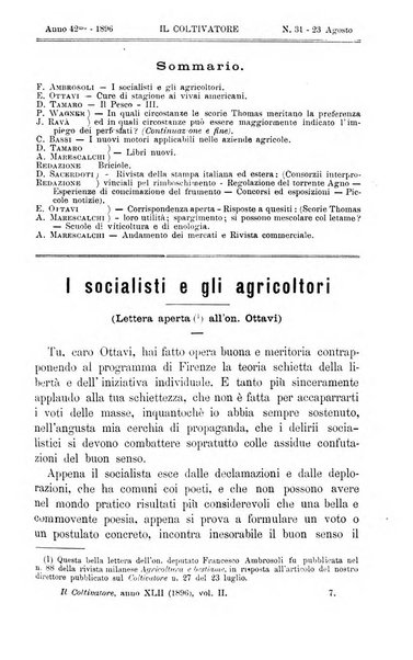 Il coltivatore giornale di agricoltura pratica