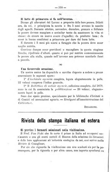 Il coltivatore giornale di agricoltura pratica