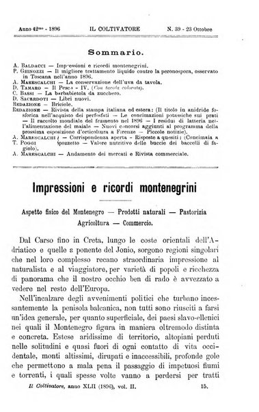 Il coltivatore giornale di agricoltura pratica