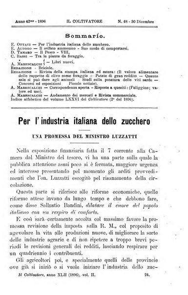 Il coltivatore giornale di agricoltura pratica