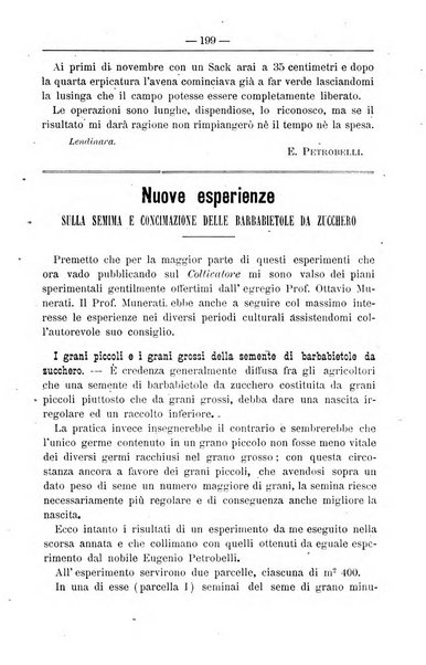 Il coltivatore giornale di agricoltura pratica