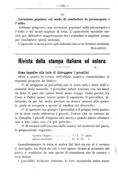 Il coltivatore giornale di agricoltura pratica