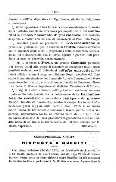 Il coltivatore giornale di agricoltura pratica