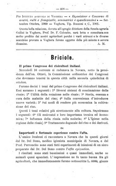 Il coltivatore giornale di agricoltura pratica