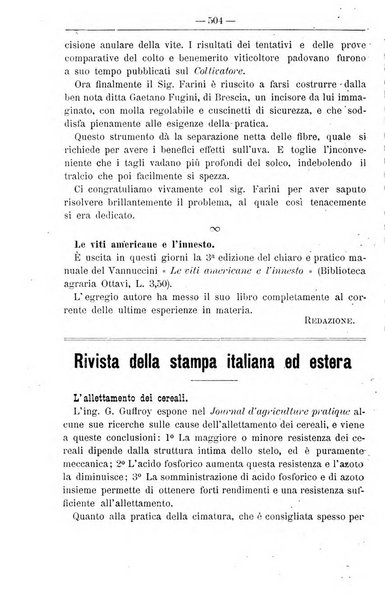 Il coltivatore giornale di agricoltura pratica