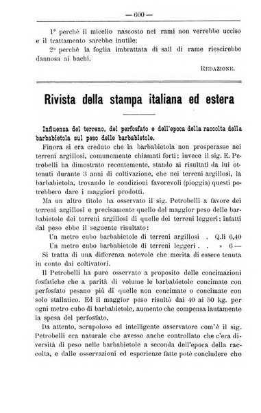 Il coltivatore giornale di agricoltura pratica