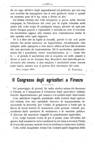 Il coltivatore giornale di agricoltura pratica