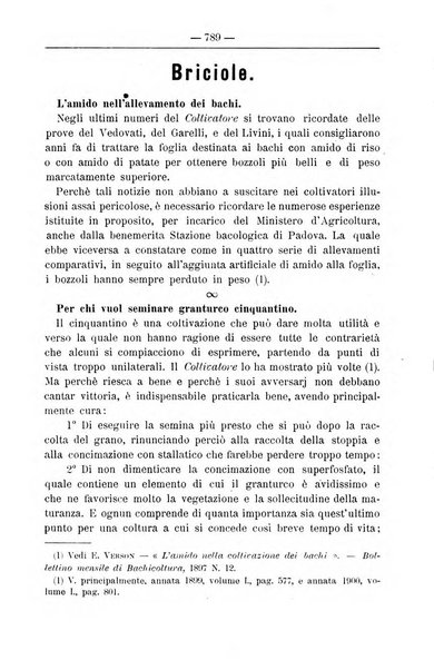 Il coltivatore giornale di agricoltura pratica