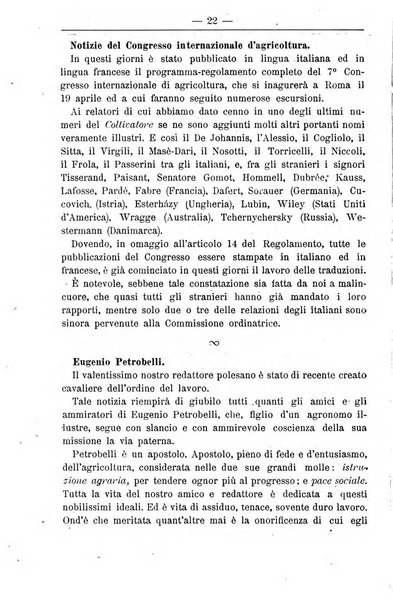 Il coltivatore giornale di agricoltura pratica