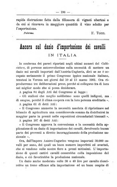 Il coltivatore giornale di agricoltura pratica