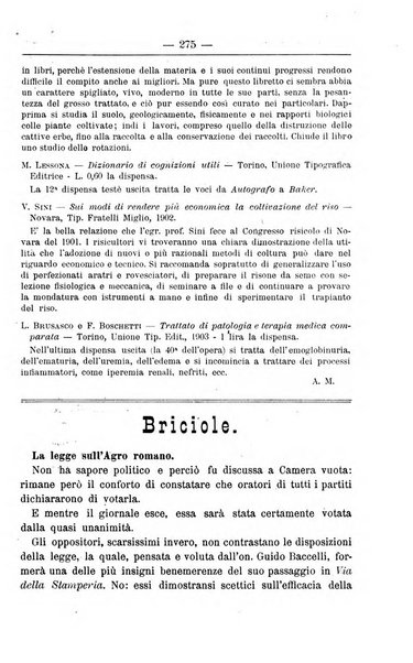 Il coltivatore giornale di agricoltura pratica