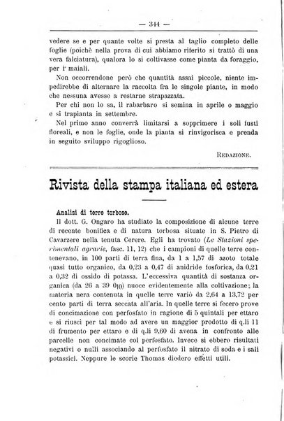 Il coltivatore giornale di agricoltura pratica