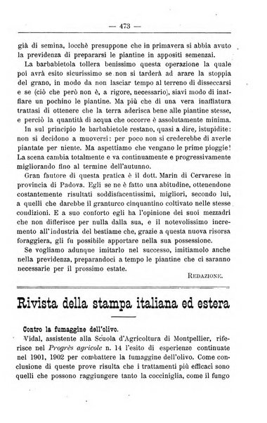 Il coltivatore giornale di agricoltura pratica