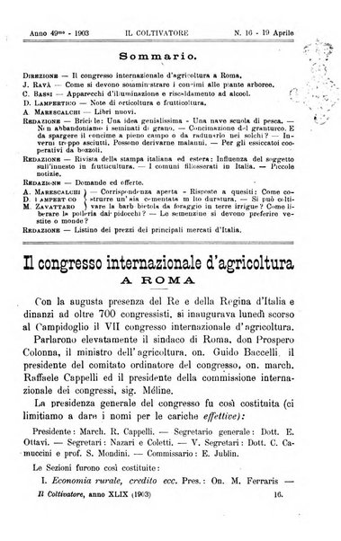 Il coltivatore giornale di agricoltura pratica