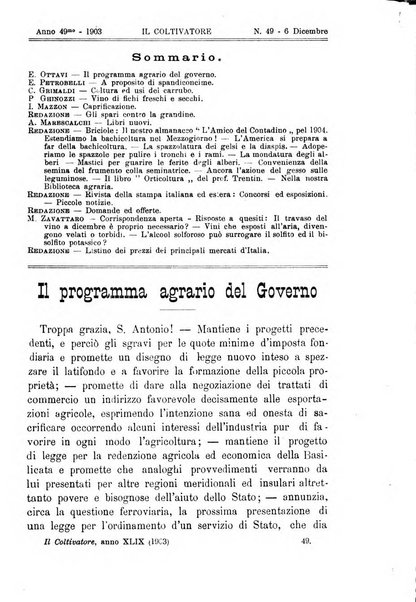 Il coltivatore giornale di agricoltura pratica