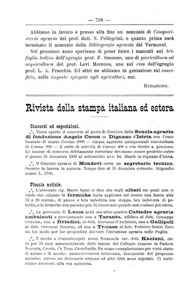 Il coltivatore giornale di agricoltura pratica