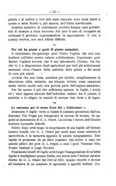 Il coltivatore giornale di agricoltura pratica