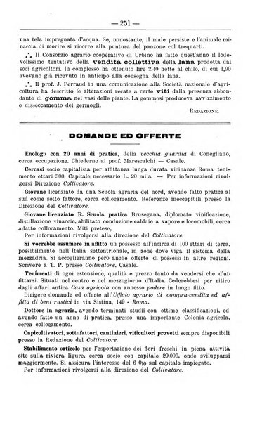 Il coltivatore giornale di agricoltura pratica