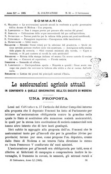 Il coltivatore giornale di agricoltura pratica