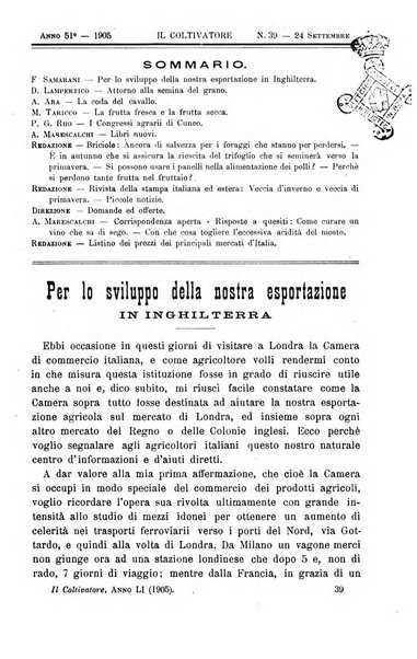 Il coltivatore giornale di agricoltura pratica