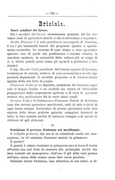 Il coltivatore giornale di agricoltura pratica