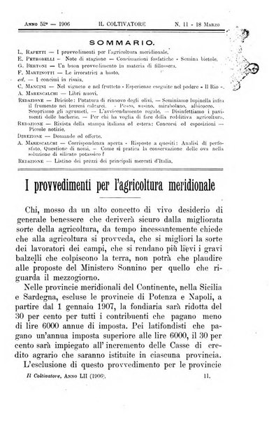 Il coltivatore giornale di agricoltura pratica