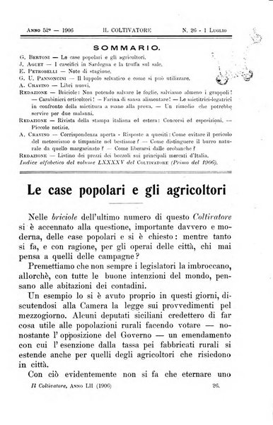 Il coltivatore giornale di agricoltura pratica