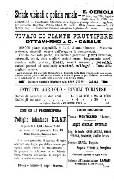 Il coltivatore giornale di agricoltura pratica