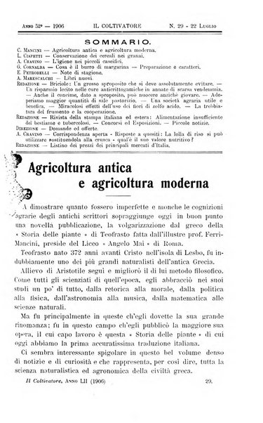 Il coltivatore giornale di agricoltura pratica