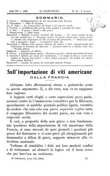 Il coltivatore giornale di agricoltura pratica