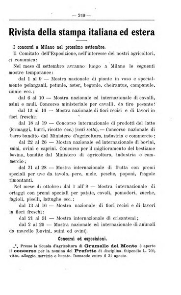 Il coltivatore giornale di agricoltura pratica