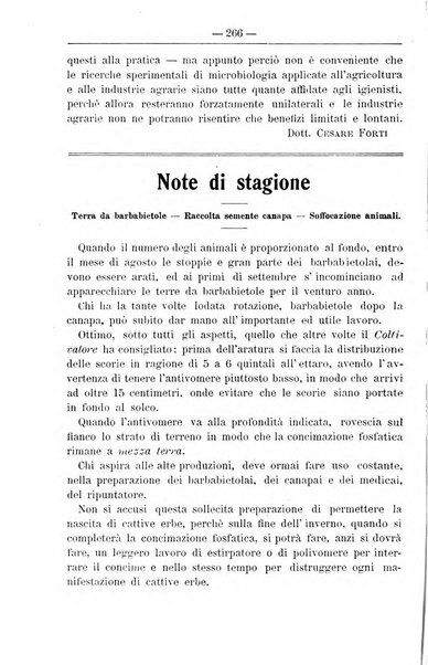 Il coltivatore giornale di agricoltura pratica