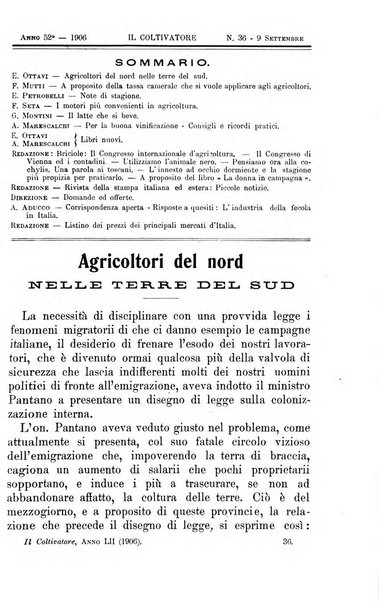 Il coltivatore giornale di agricoltura pratica