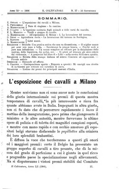 Il coltivatore giornale di agricoltura pratica