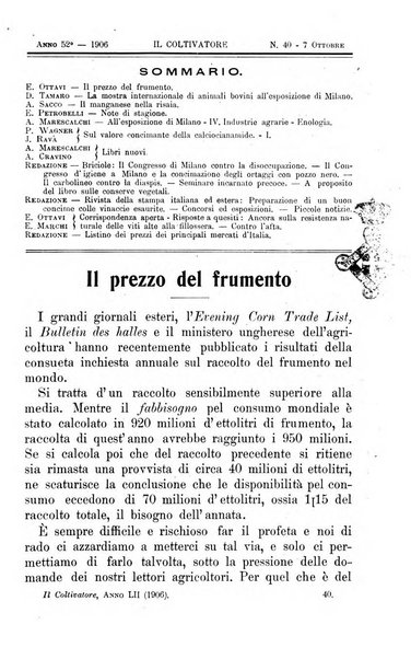 Il coltivatore giornale di agricoltura pratica