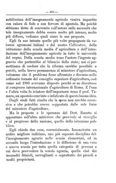 Il coltivatore giornale di agricoltura pratica