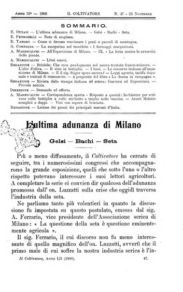 Il coltivatore giornale di agricoltura pratica