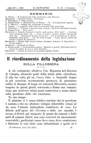 Il coltivatore giornale di agricoltura pratica