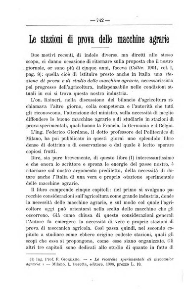 Il coltivatore giornale di agricoltura pratica