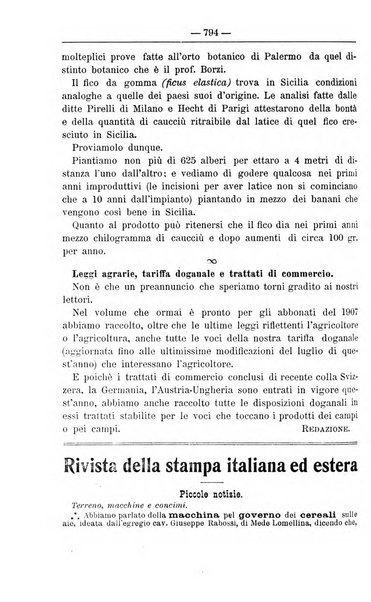 Il coltivatore giornale di agricoltura pratica