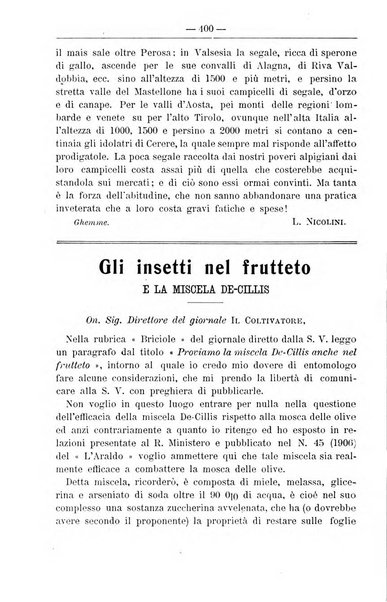 Il coltivatore giornale di agricoltura pratica