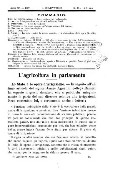 Il coltivatore giornale di agricoltura pratica