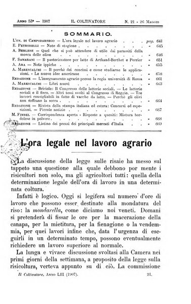 Il coltivatore giornale di agricoltura pratica