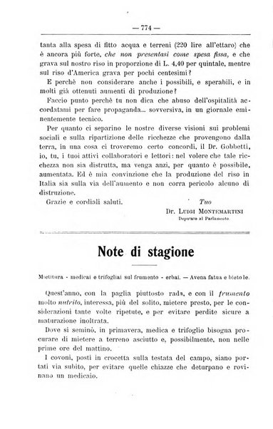 Il coltivatore giornale di agricoltura pratica