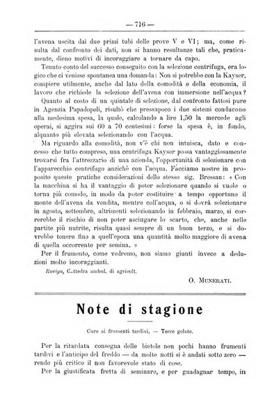 Il coltivatore giornale di agricoltura pratica