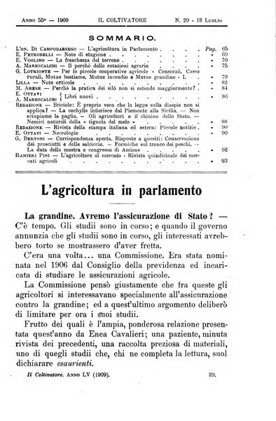 Il coltivatore giornale di agricoltura pratica