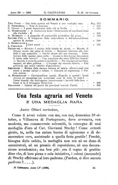 Il coltivatore giornale di agricoltura pratica